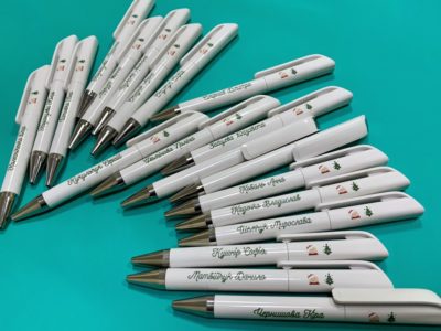 Уф печать на ручках Персонализирование ручек уф-печатью