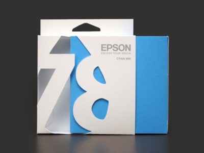 Уникальный дизайн для картриджей компании Epson