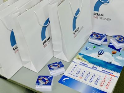 Корпоративные подарки на новый год Брендирование пакетов на корпоративный подарок
